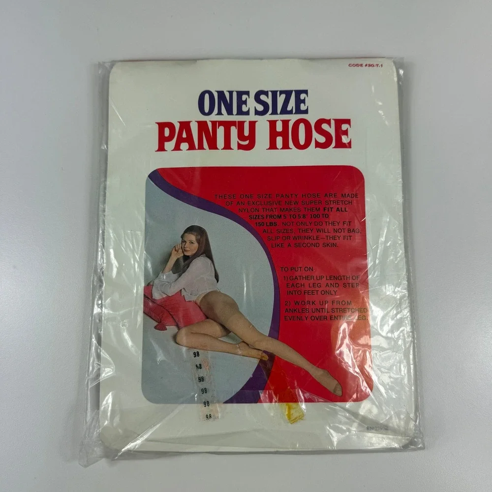 Vintage Women's Mixed Pantyhose Hosiery Lot 7 Pc NOS Sealed/Open Sizes 70s 80s